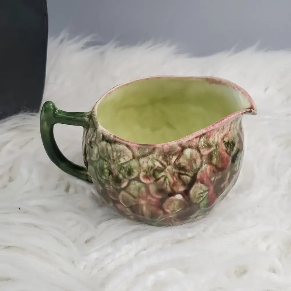 Jamieson Ceramics San Juan Capistrano Majolica Creamer/Sugar Bowl Set